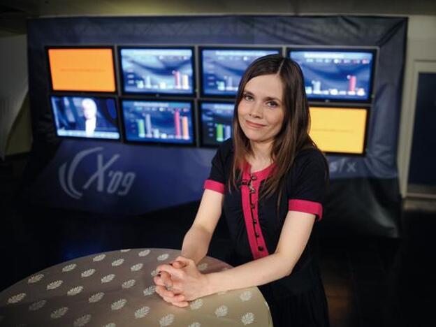 Katrín Jakobsdóttir, primera ministra ecologista