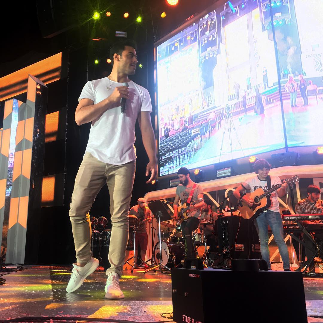 Carlos Rivera en los Premios Cadena Dial