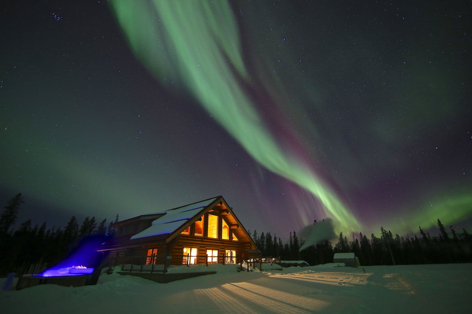 Los mejores alojamientos para ver auroras boreales: Northem Lights Resort