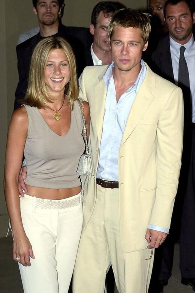 Brad Pitt y Jennifer Aniston, la foto que confirmaría su romance