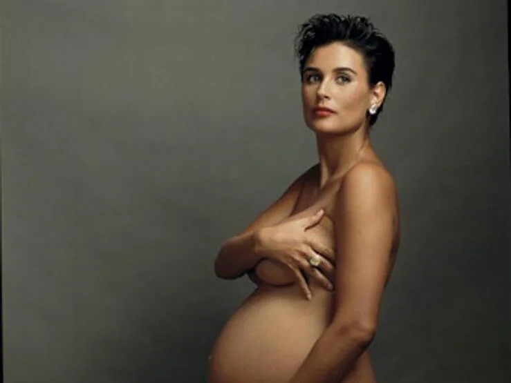 Las portadas mas icónicas de famosas desnudas durante el embarazo