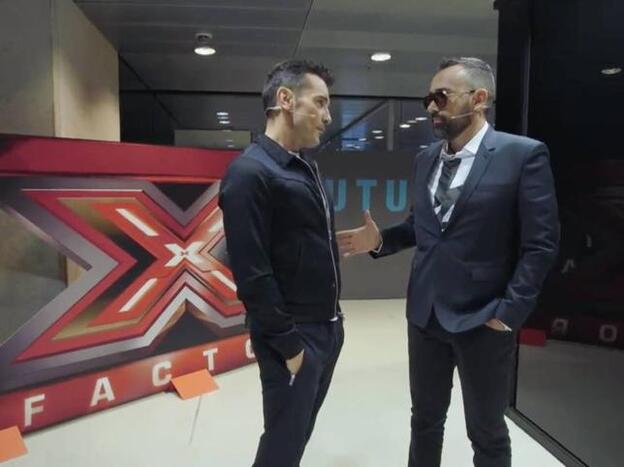 Jesús Vázquez y Risto Mejide se reconcilian en 'Factor X'