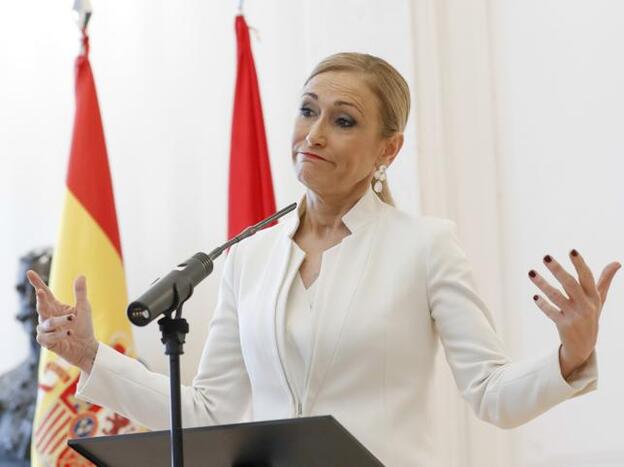 Cristina Cifuentes fue investigada por sus rivales./gtres