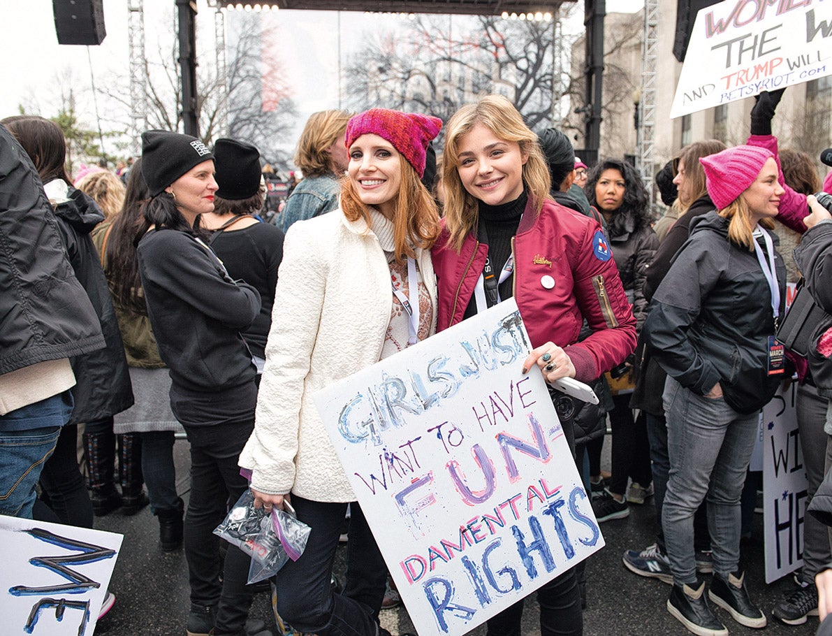 Las voces del feminismo: Jessica Chastain y Chloe Grace