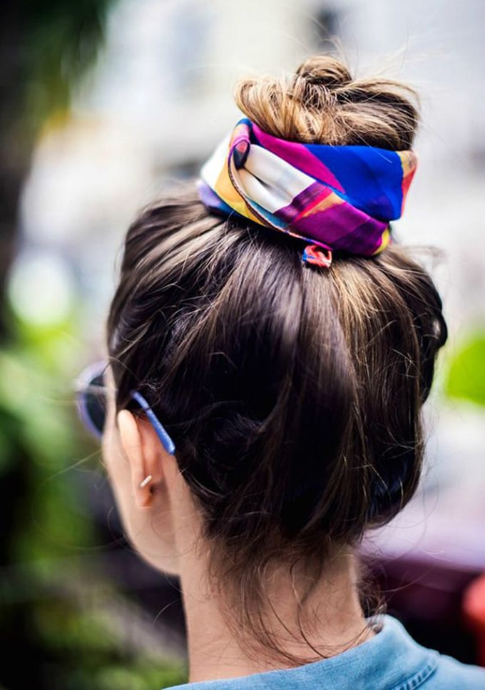 Inferir Vergonzoso valor Fotos: 12 formas de ponerse el pañuelo en la cabeza | Mujer Hoy