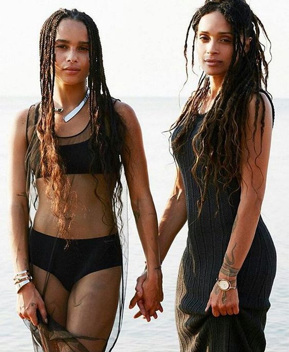 Famosas que se parecen a sus madres: Zoe Kravitz Lisa Bonet