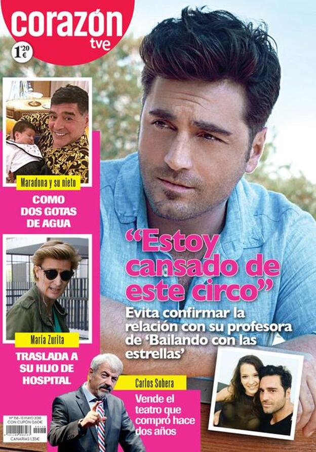 Declaraciones exclusivas de David Bustamante, en la portada de 'Corazón': "Estoy cansado de este circo"