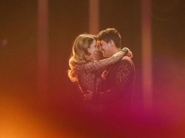 El beso de Amaia y Alfred en 'Eurovisión' que no viste
