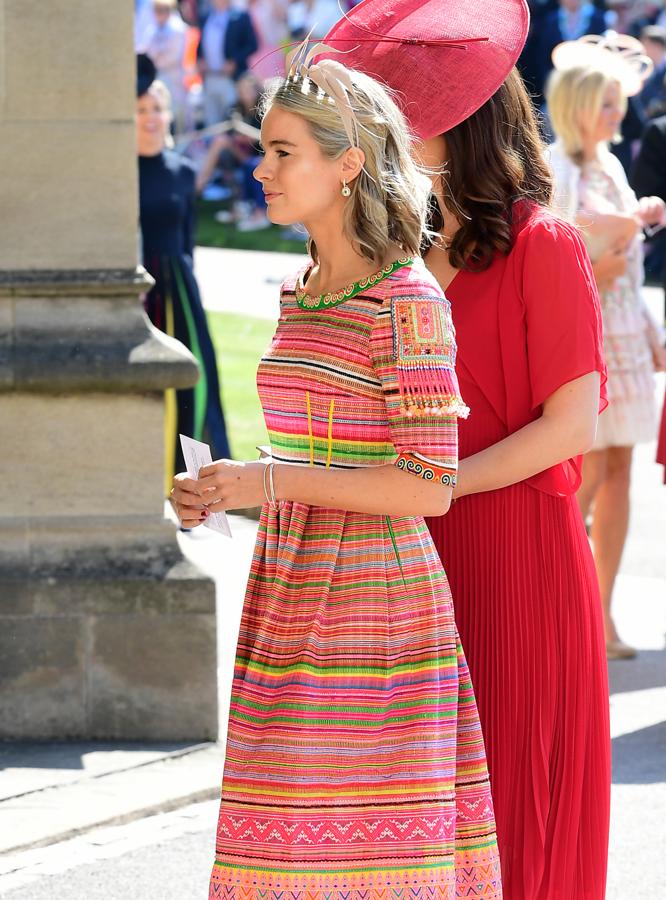 Sombreros y tocados en la boda real: Cressida Bonas