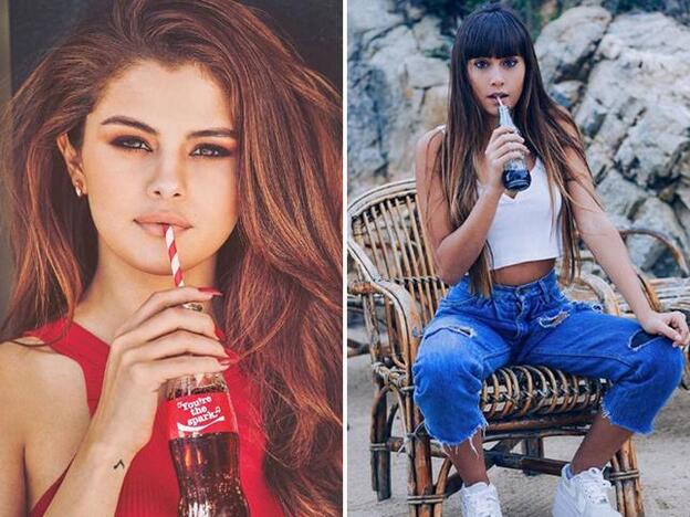 Aitana copia a Selena Gómez en Instagram