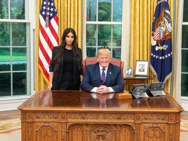 El motivo por el que Kim Kardashian se ha reunido con Donald Trump