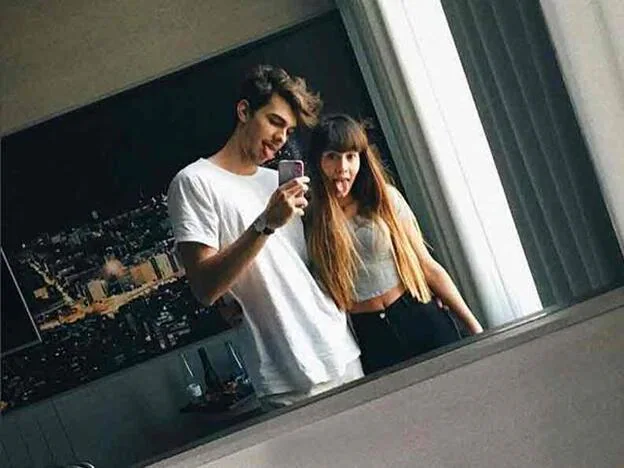 Vicente y Aitana en una imagen de las redes sociales de hace unos meses./instagram.
