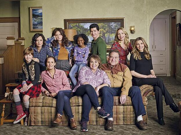 Elenco de la serie 'Roseanne'.