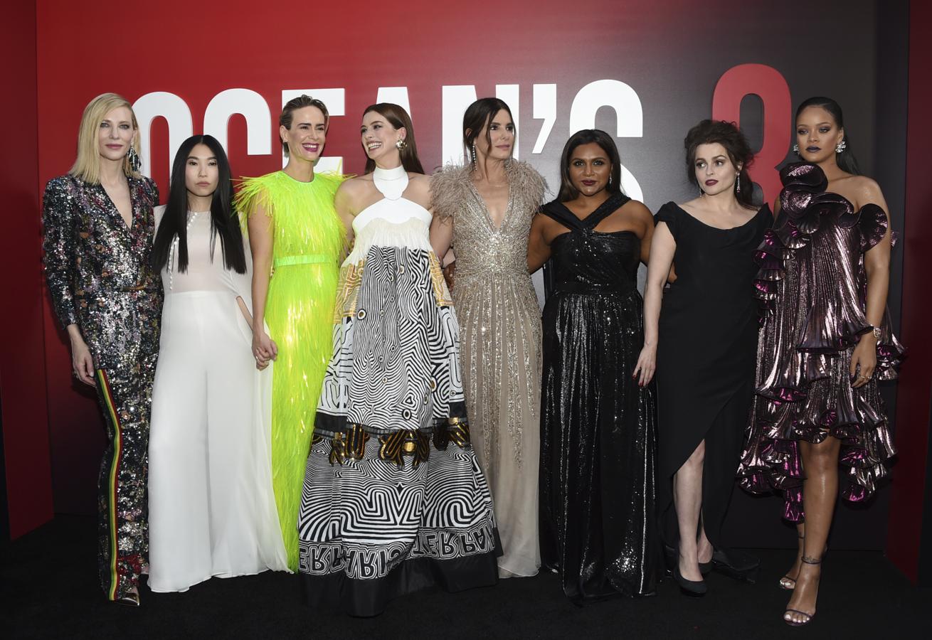 Los looks de las protagonistas de 'Ocean's 8': de Rihanna a Anne Hathaway