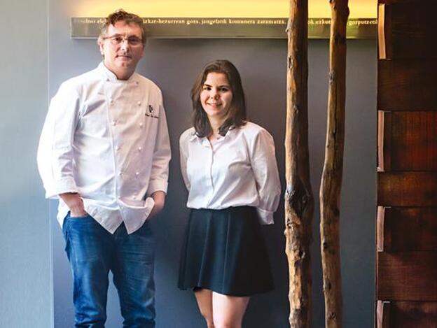 Andoni Luis Aduriz y su estudiante estrella