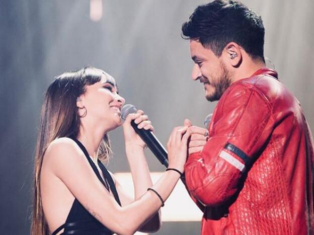El sorprendente beso de Aitana y Cepeda que ¿confirma su relación?
