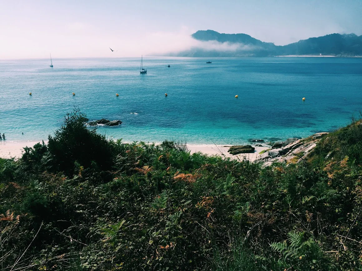 Las 10 playas más bonitas de Galicia: playa Nosa Señora, Islas Cíes