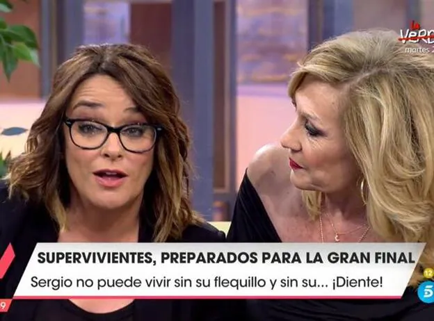 Toñi Moreno cuenta cómo perdió un diente en su primer beso con un chico./telecinco.