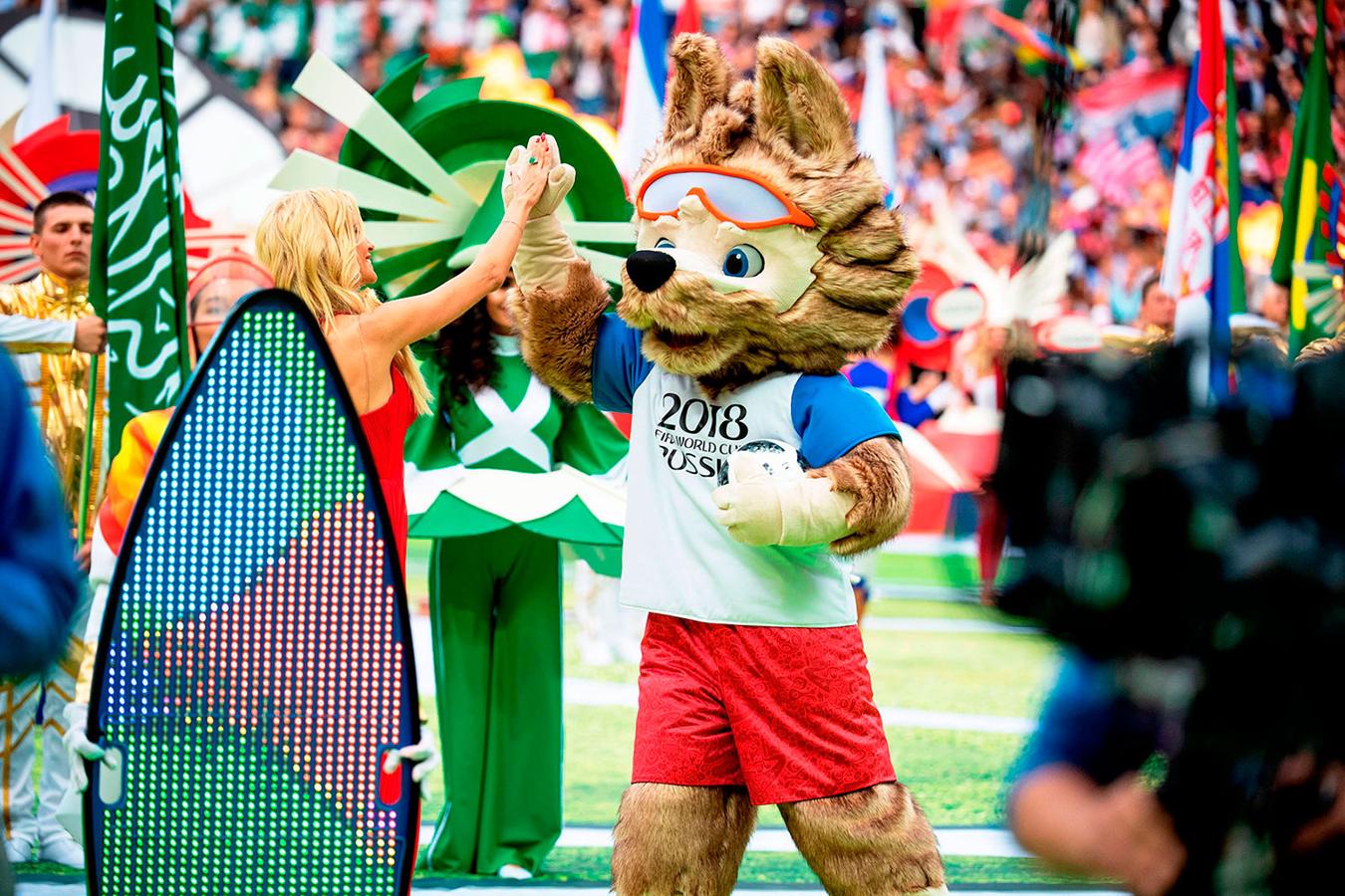 Las fotos de la ceremonia de inauguración del Mundial de Rusia 2018