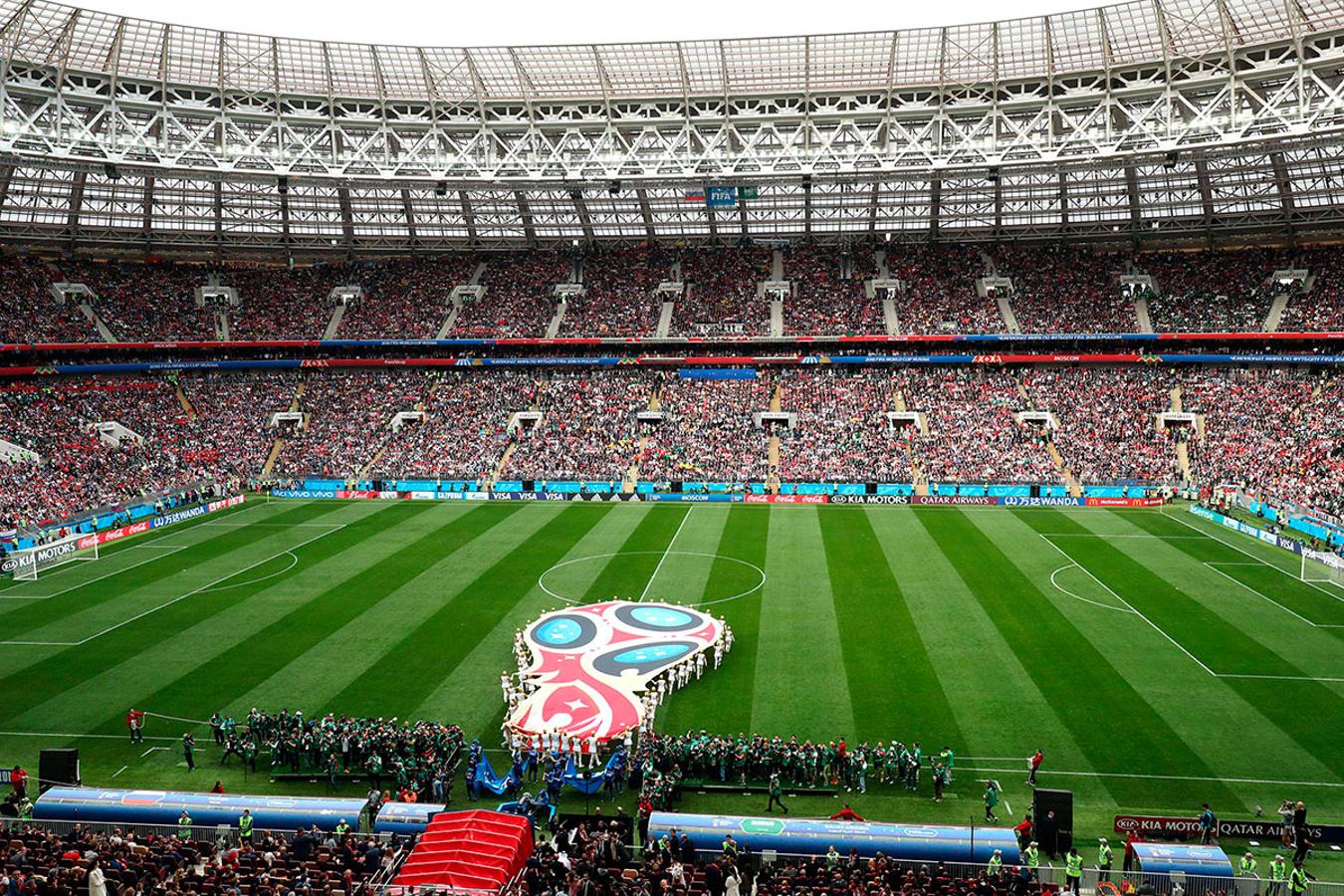 Las fotos de la ceremonia de inauguración del Mundial de Rusia 2018