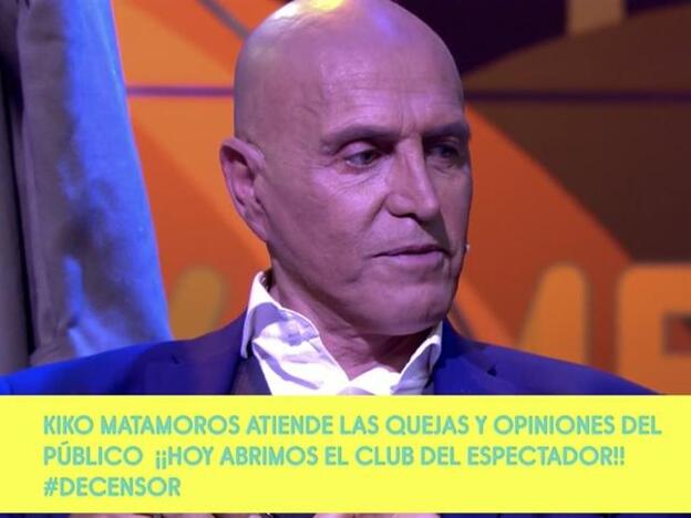 Kiko Matamoros vuelve a 'Sálvame' y se enfrenta a Terelu Campos y Belén Esteban