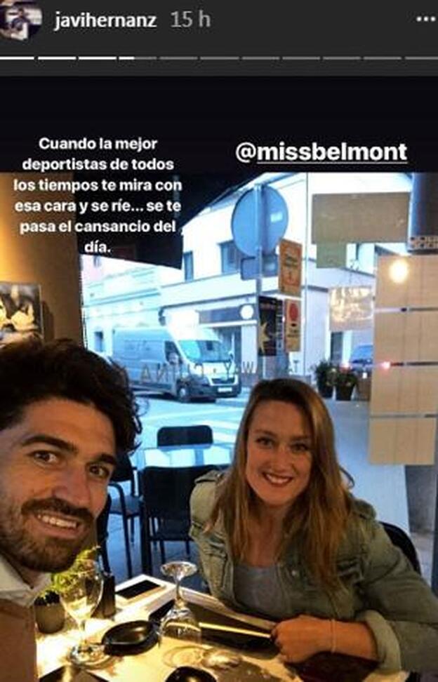 La imagen con la que ha declarado su amor a Mireia Belmonte.