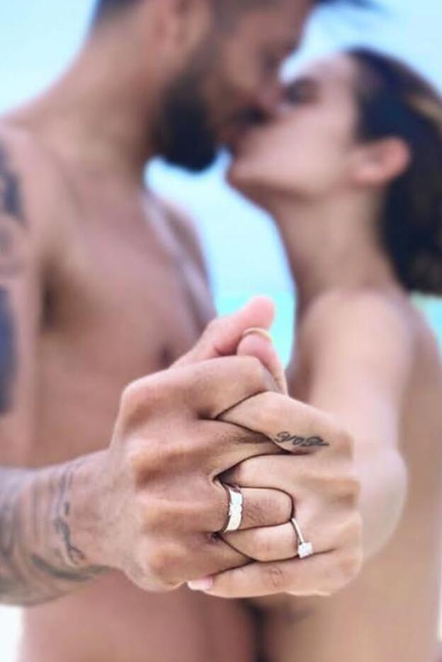 Tamara Gorro y Ezequiel Garay celebran su boda en Maldivas