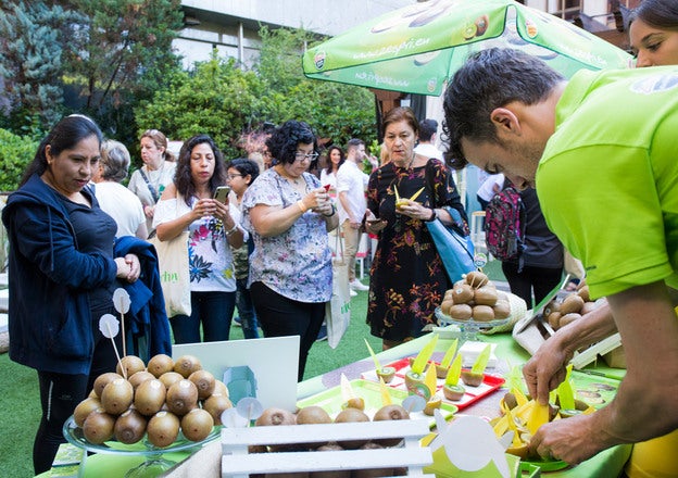 El espacio de Kiwis Zespri.