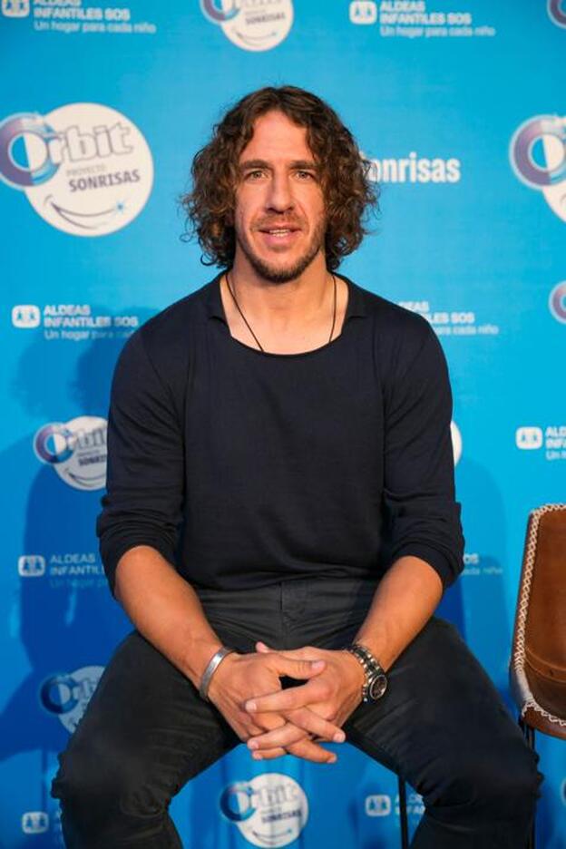 Carles Puyol en el evento de Aldeas Infantiles y Orbit./d.r.