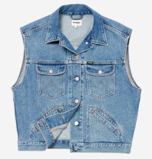 Chaleco vaquero modelo Retro Vest, 119,95 euros.