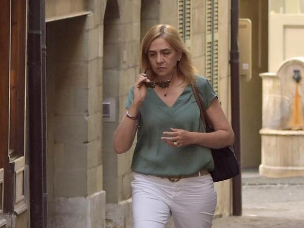 La infanta Cristina visitó a Iñaki Urdangarín el pasado domingo