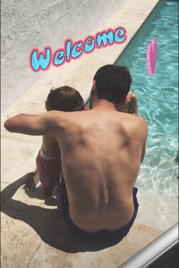 Iker Casillas se reúne con su familia tras su participación en el Mundial de Rusia 2018