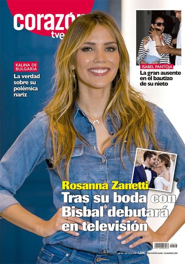 Rosanna Zanetti, recién casada con David Bisbal, protagoniza nuestra portada esta semana./'corazón',