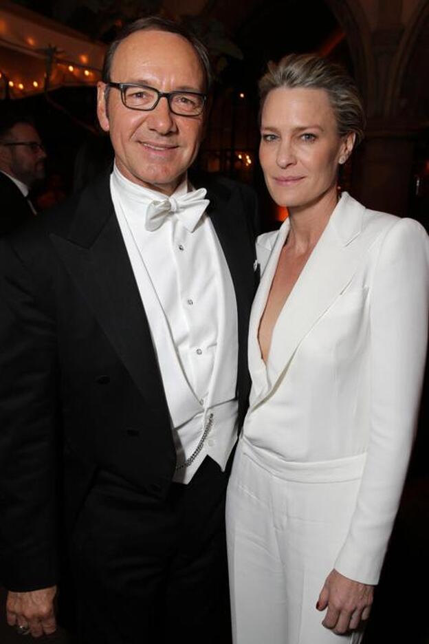 Robin Wright sobre Kevin Spacey: "Siempre fue respetuoso conmigo"
