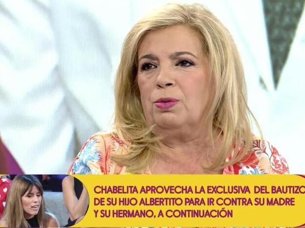 Carmen Borrego, rota tras la operación de Terelu Campos: "Hace tiempo que no lloraba tanto"