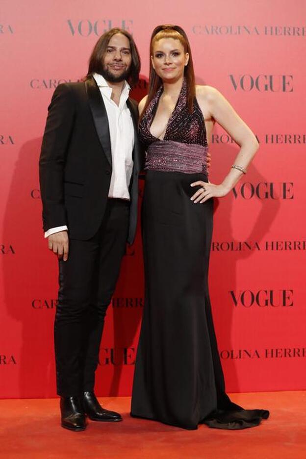 Joaquín Cortés y su mujer Mónica en la fiesta del 30 aniversario de Vogue/GTRES