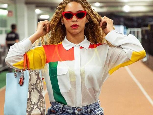 Otro 'instalook' épico de Beyoncé fotografiado en Barcelona