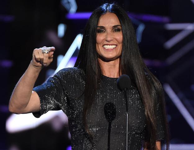 Demi Moore durante su entrevista en el programa 'Comedy Central Roast'/GTRES