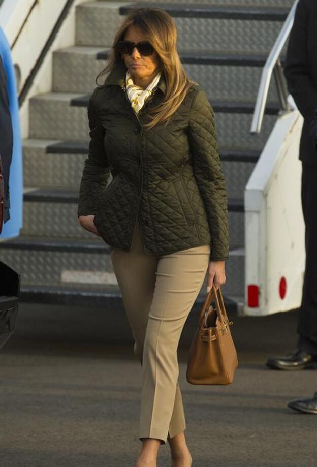 Melania Trump y su maleta de 63.000 euros en su viaje por Europa