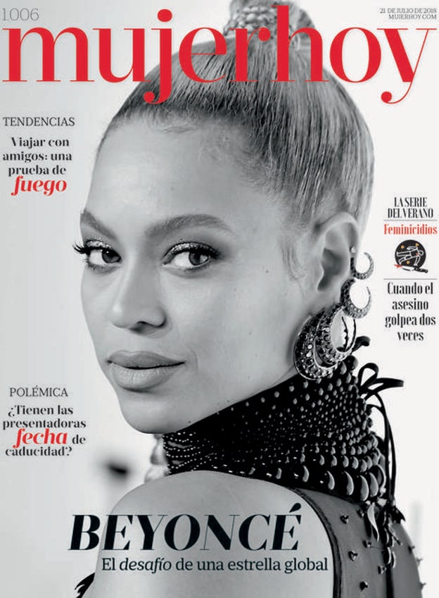 Beyoncé, en la portada de Mujerhoy/d.r