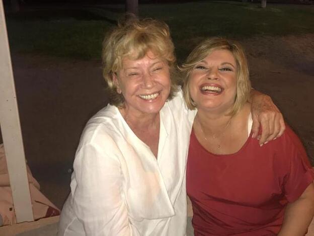 La visita de Mila Ximénez a Terelu Campos en Málaga