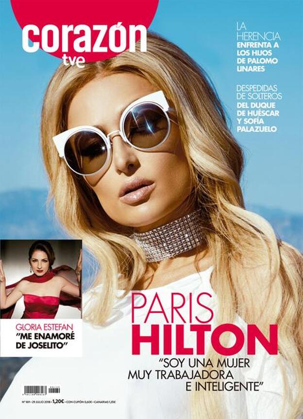 Paris Hilton se confiesa en la portada de 'Corazón'