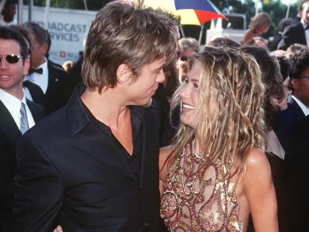 Brad Pitt y Jennifer Aniston, en 1999.