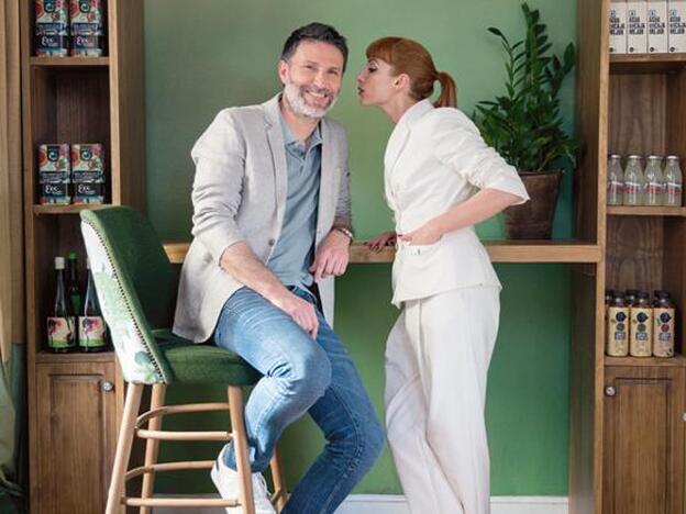 Najwa Nimri y Antonio Rubial, actriz y representante. Una pareja de hecho