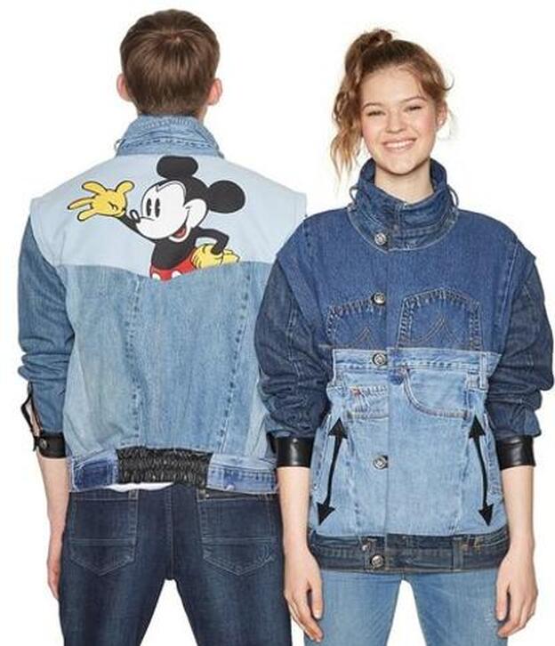 The iconic jacket con diseño de Mickey Mouse, 249 euros.