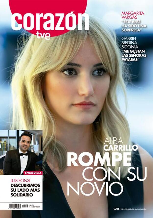 La ruptura de Alba Carrillo con David Vallespín, portada de la revista 'Corazón'