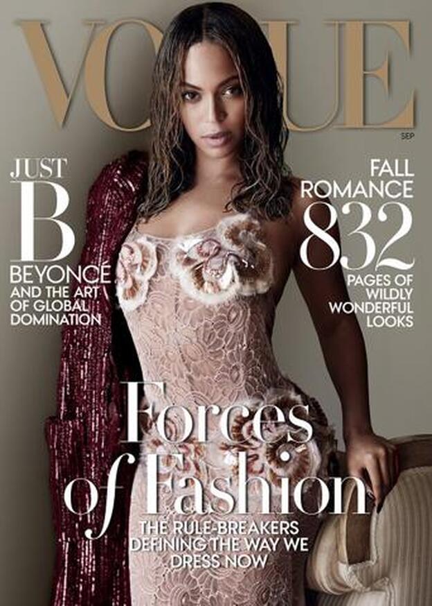 Beyoncé fue portada de 'VOGUE' en 2015.