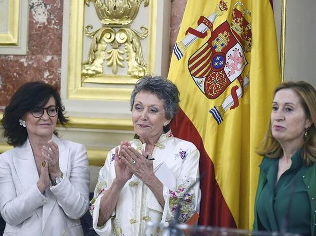 Rosa María Mateo en su nombramiento como Administradora Única de RTVE./cordon press.