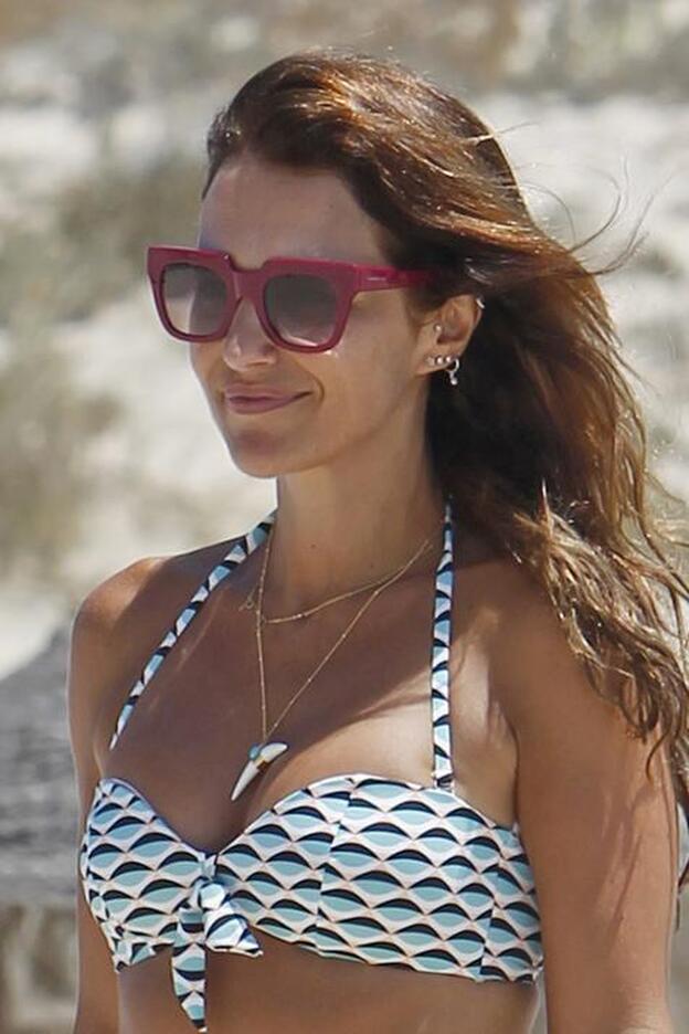 Paula Echevarría sabe que el kimono no puede faltar en los días de playa