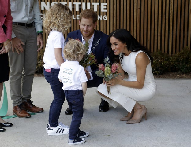 Pincha en la foto para ver los looks de Meghan que nos hicieron sospechar de su embarazo./Gtres